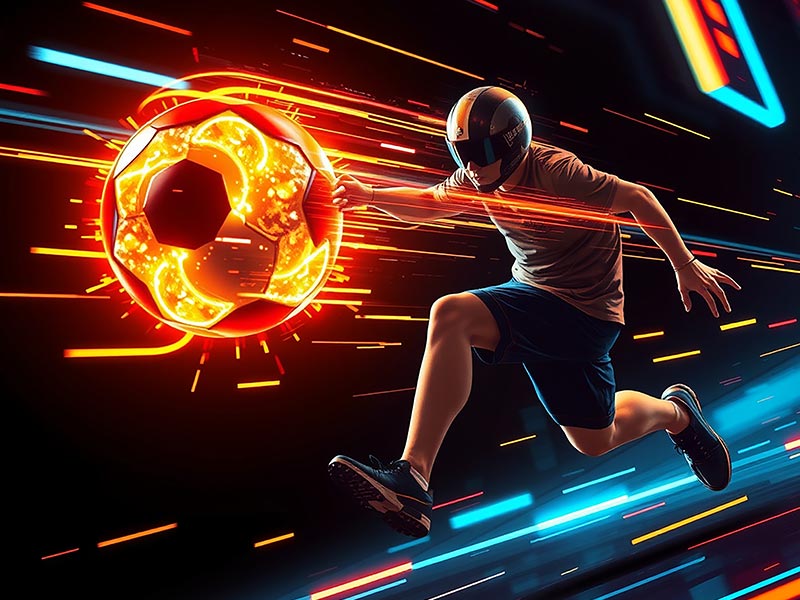 帽子戏法！拉菲尼亚接费尔明直塞起脚抽射，皮球折射进死角